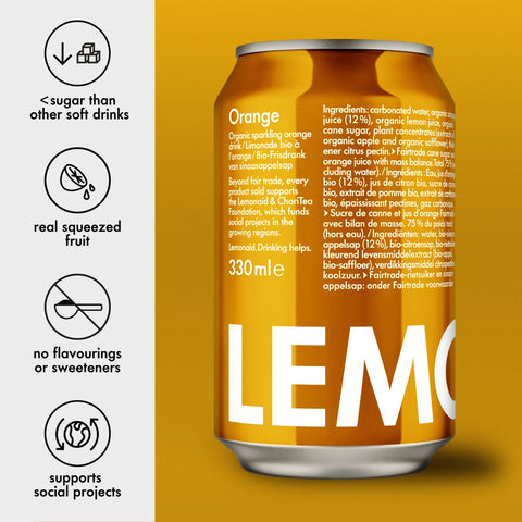 Lemonaid Orange Can