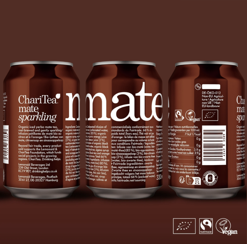 ChariTea mate Can